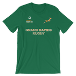 Grand Rapids Rugby St. Pats Jersey Style Short-Sleeve Unisex T-Shirt - Saturday's A Rugby Day