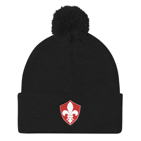 Louisville Rugby Pom Pom Knit Cap - Saturday's A Rugby Day