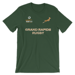 Grand Rapids Rugby St. Pats Jersey Style Short-Sleeve Unisex T-Shirt - Saturday's A Rugby Day