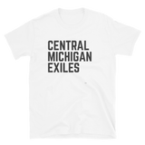 Central Michigan Exiles Text Short-Sleeve Unisex T-Shirt