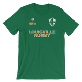 Louisville St. Pats Jersey Style Short-Sleeve Unisex T-Shirt - Saturday's A Rugby Day