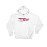 Marysville Rugby Grunge Hooded Sweatshirt - Saturday's A Rugby Day