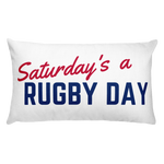 SARD Rectangular Pillow - Saturday's A Rugby Day