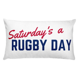 SARD Rectangular Pillow - Saturday's A Rugby Day