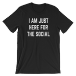 Just Here for the Social - Short-Sleeve Unisex T-Shirt - Saturday's A Rugby Day