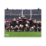 Haka Poster - Saturday's A Rugby Day