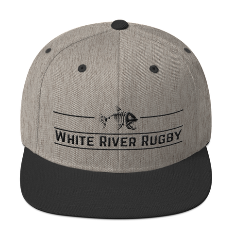 White River Game Bar Snapback Hat - Saturday's A Rugby Day
