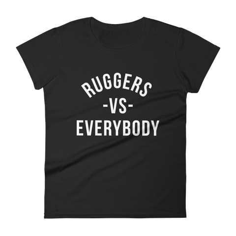 Ruggers -VS- Everybody Women's short sleeve t-shirt - Saturday's A Rugby Day