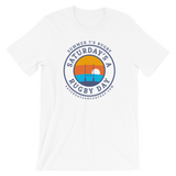 7's Sunset Short-Sleeve Unisex T-Shirt - Saturday's A Rugby Day