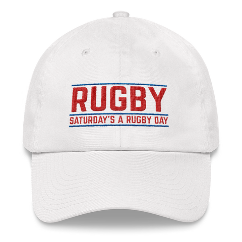 Game Bar style - Dad hat - Saturday's A Rugby Day