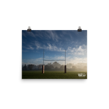 Uprights Poster - Saturday's A Rugby Day