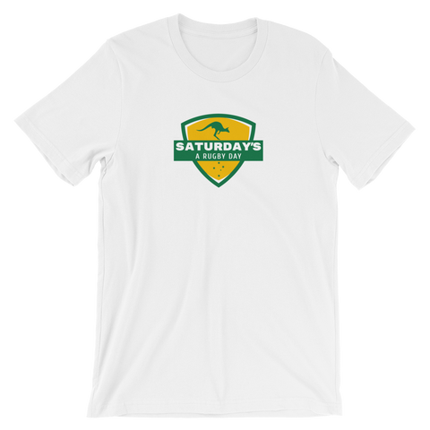 Saturday's a Rugby Day Aussie Short-Sleeve Unisex T-Shirt - Saturday's A Rugby Day