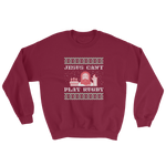Jesus Can't Play Rugby Ugly Christmas Sweatshirt - Saturday's A Rugby Day