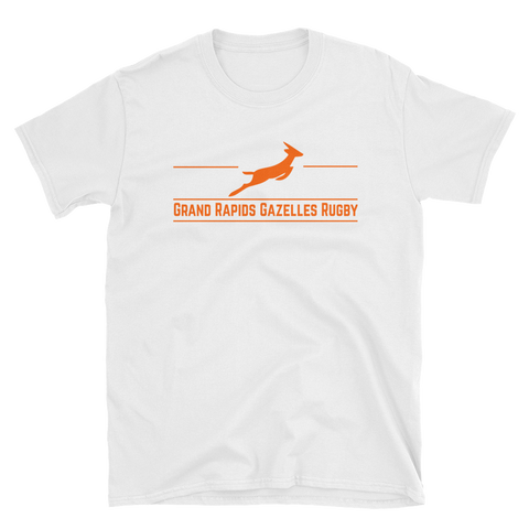 Grand Rapids Gazelles Game Bar Short-Sleeve Unisex T-Shirt - Saturday's A Rugby Day