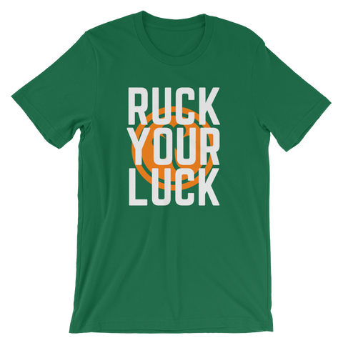 Ruck Your Luck Short-Sleeve Unisex T-Shirt - Saturday's A Rugby Day